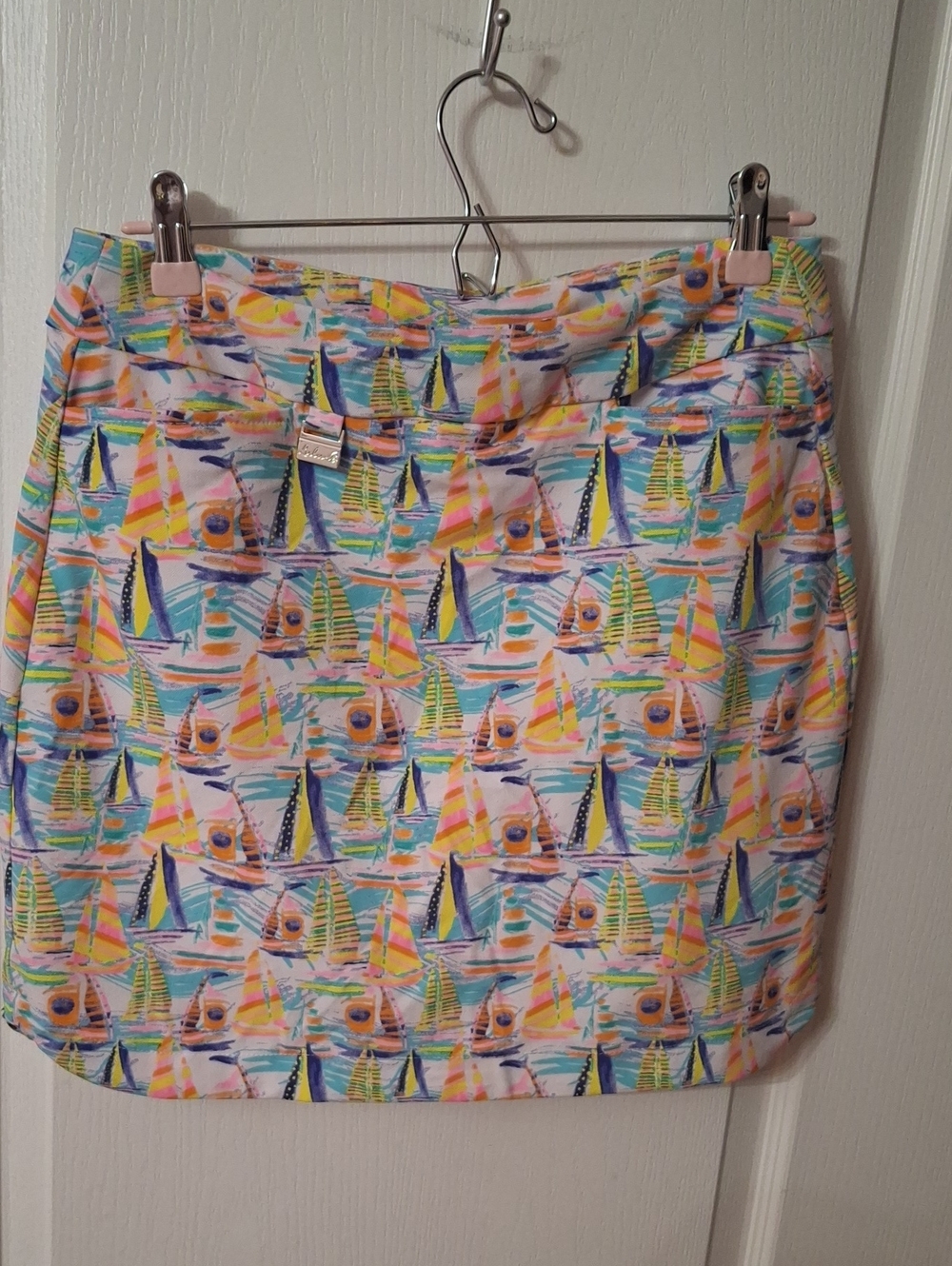 Lulu-B Multicolor Sailboat Print Skort Excellent Condition Size 6